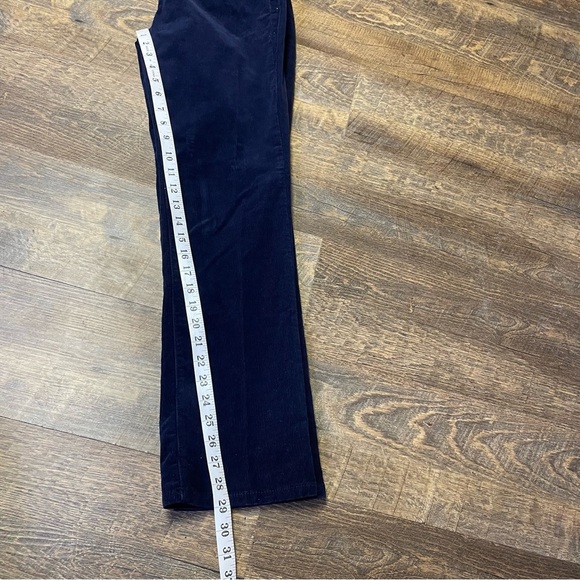 Talbots Petites Navy Blue Corduroy Pants Women’s Size 6P Curvy Fit Straight Leg - Picture 7 of 9